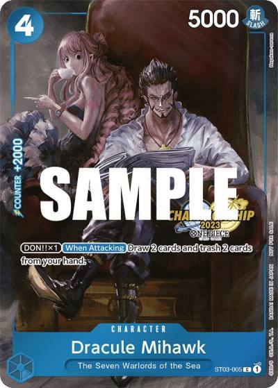 Dracule Mihawk (CS 2023 Celebration Pack) ST03-005 One Piece Promotion Cards Card
