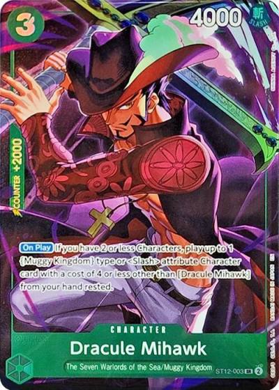 Dracule Mihawk (Illustration Box Vol.4) ST12-003 One Piece Promotion Cards Card