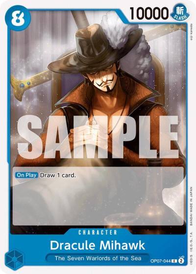 Dracule Mihawk OP07-044 500 Years in the Future Card
