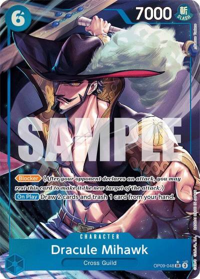 Dracule Mihawk (Parallel) OP09-048 Emperors in the New World Card