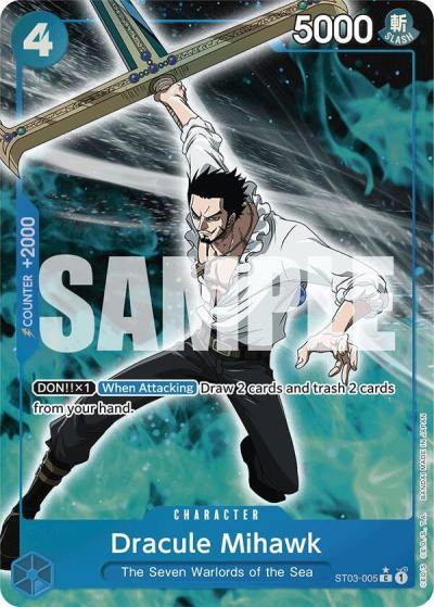 Dracule Mihawk (ST03-005) (Full Art) ST03-005 Premium Booster -The Best- Card