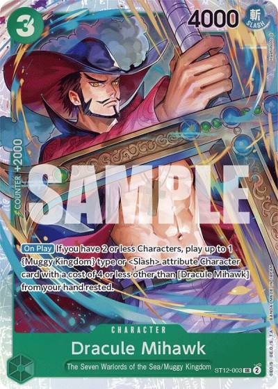 Dracule Mihawk ST12-003 Starter Deck 12: Zoro and Sanji Card