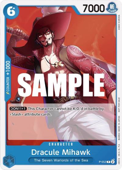 Dracule Mihawk (Sealed Battle Kit Vol. 1) P-052 One Piece Promotion Cards Card