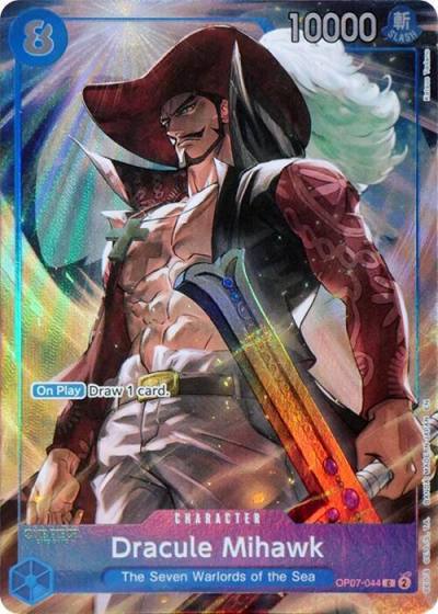 Dracule Mihawk (Seven Warlords of the Sea Binder Set) OP07-044 One Piece Promotion Cards Card