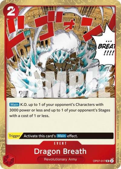 Dragon Breath (Pirate Foil) OP07-017 Premium Booster -The Best- Vol. 2 Card