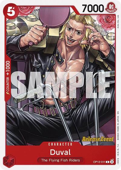 Duval OP12-011 Legacy of the Master Release Event Cards Card