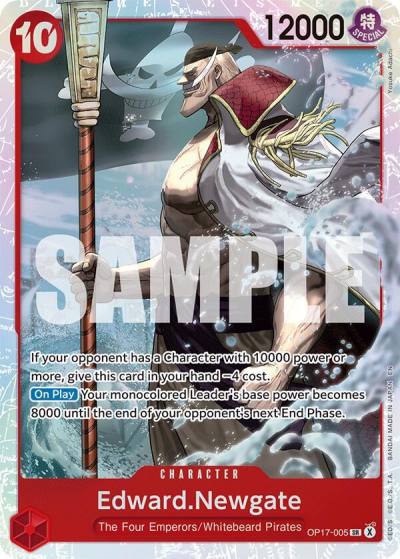 Edward.Newgate (005) OP17-005 The World's Strongest Warriors Card