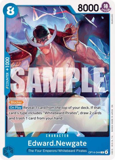 Edward.Newgate OP14-044 The Azure Sea's Seven Card