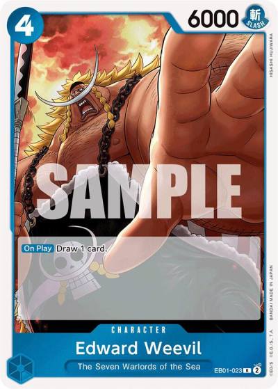Edward Weevil EB01-023 Extra Booster: Memorial Collection Card