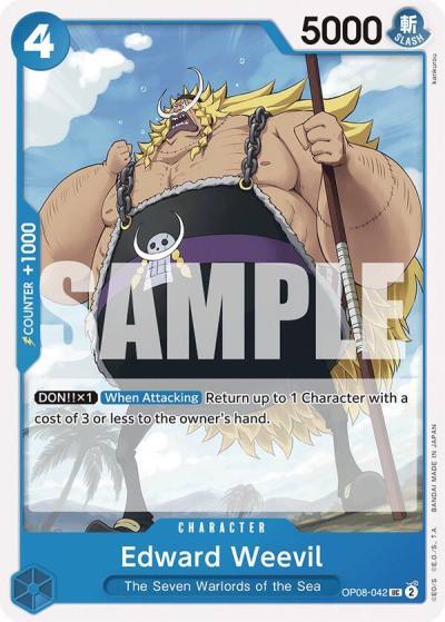 Edward Weevil OP08-042 Two Legends Card