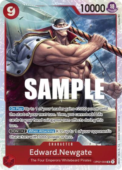 Edward.Newgate (004) OP02-004 Paramount War Card