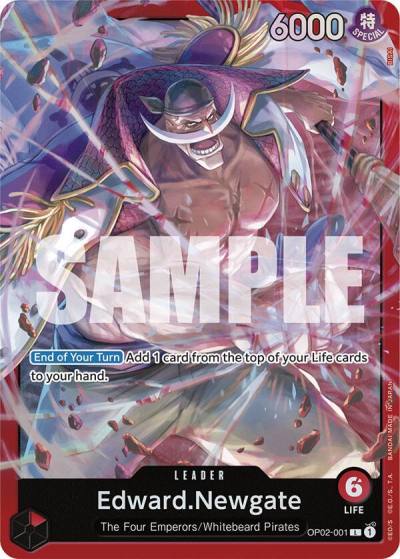 Edward.Newgate (OP02-001) OP02-001 Starter Deck 15: RED Edward.Newgate Card