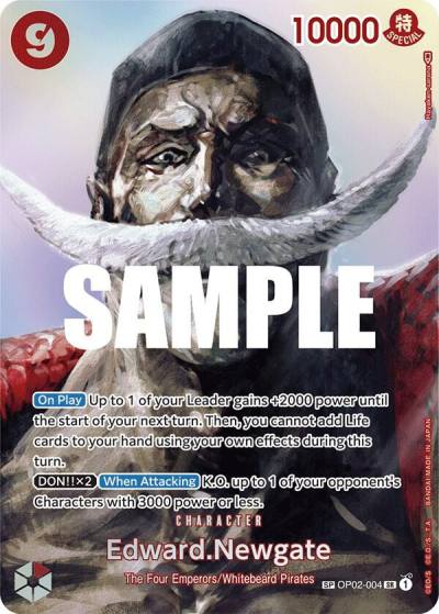 Edward.Newgate (SP) OP02-004 Kingdoms of Intrigue Card