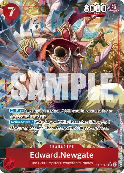 Edward.Newgate - ST15-002 (Alternate Art) ST15-002 Premium Booster -The Best- Vol. 2 Card
