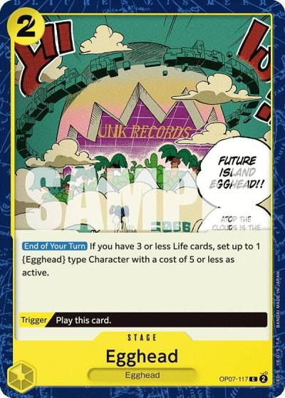 Egghead OP07-117 500 Years in the Future Card