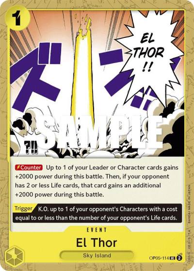 El Thor OP05-114 Awakening of the New Era Card