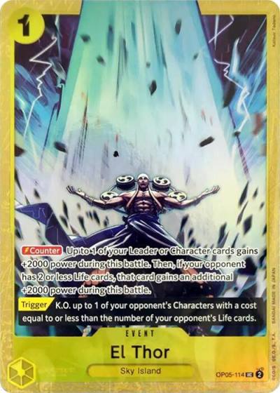El Thor (Premium Card Collection -Best Selection Vol. 2-) OP05-114 One Piece Promotion Cards Card
