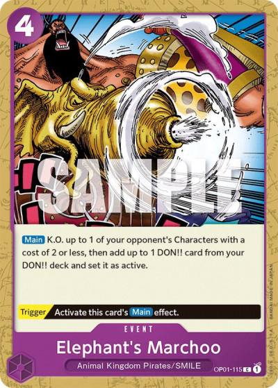 Elephant's Marchoo OP01-115 Romance Dawn Card