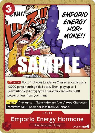 Emporio Energy Hormone OP05-018 Awakening of the New Era: 1st Anniversary Tournament Cards Card
