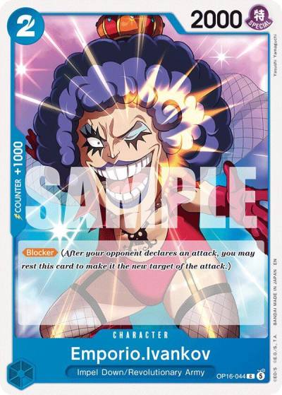 Emporio.Ivankov (044) OP16-044 The Time of Battle Card