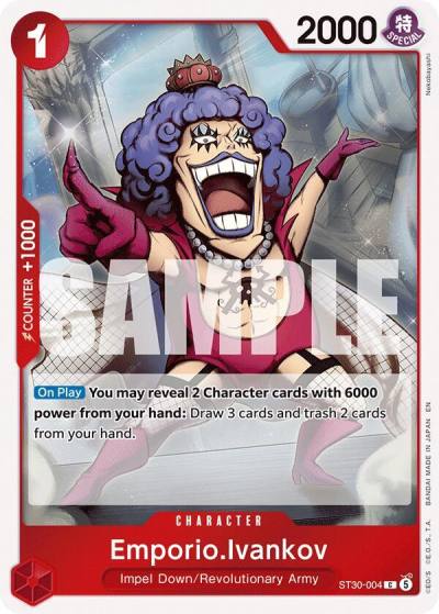 Emporio.Ivankov ST30-004 Starter Deck EX: Luffy & Ace Card