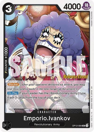 Emporio.Ivankov (084) OP12-084 Legacy of the Master Release Event Cards Card