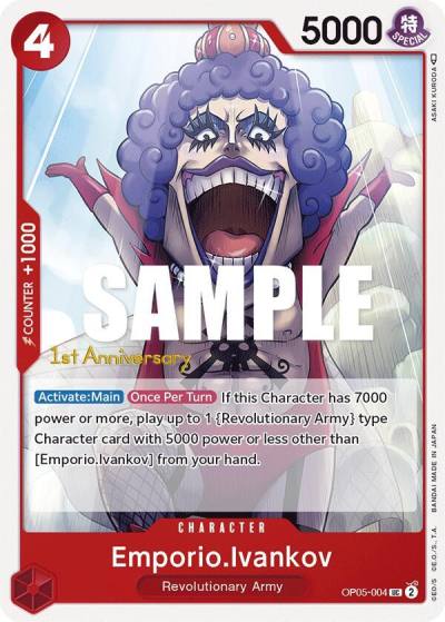 Emporio.Ivankov OP05-004 Awakening of the New Era: 1st Anniversary Tournament Cards Card