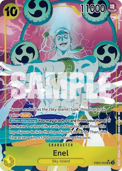 Enel (Alternate Art) EB02-052 Extra Booster: Anime 25th Collection Card