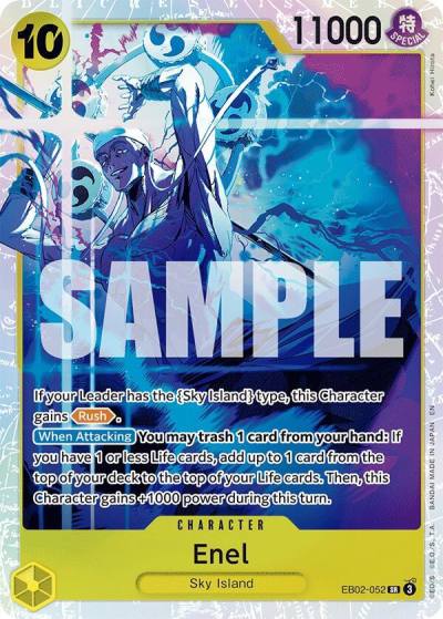 Enel EB02-052 Extra Booster: Anime 25th Collection Card