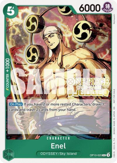 Enel (Judge Pack Vol. 6) OP10-025 One Piece Promotion Cards Card