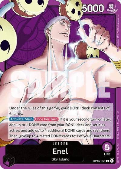 Enel (OP15-058) OP15-058 Adventure on Kami's Island Card
