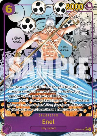 Enel (OP15-118) (Manga) OP15-118 Adventure on Kami's Island Card