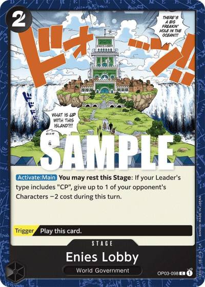 Enies Lobby OP03-098 Pillars of Strength Card