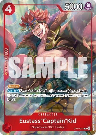 Eustass"Captain"Kid - OP14-014 (Dash Pack) OP14-014 The Azure Sea's Seven Card