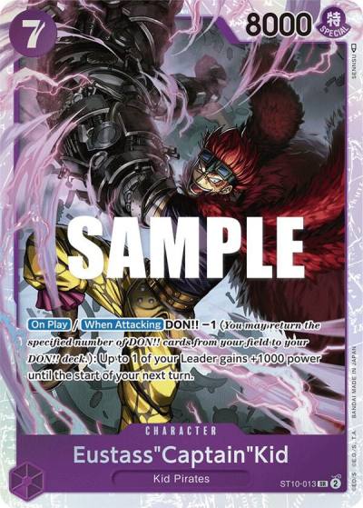 Eustass"Captain"Kid (013) ST10-013 Ultra Deck: The Three Captains Card