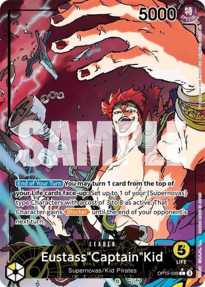 Eustass"Captain"Kid (099) (Parallel) OP10-099 Royal Blood Card