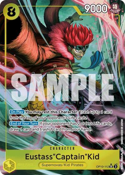 Eustass"Captain"Kid (112) (Parallel) OP10-112 Royal Blood Card