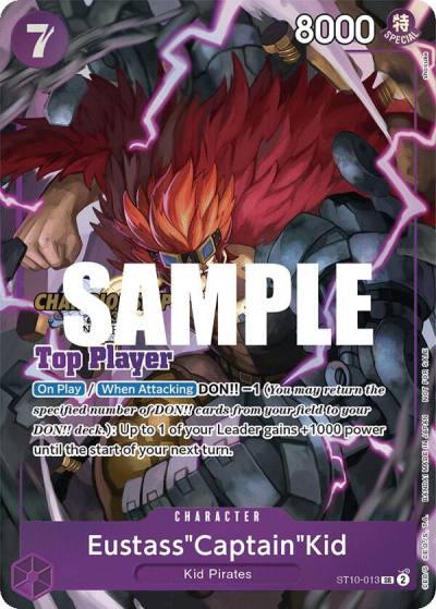 Eustass"Captain"Kid (CS 2023 Top Players Pack) ST10-013 One Piece Promotion Cards Card