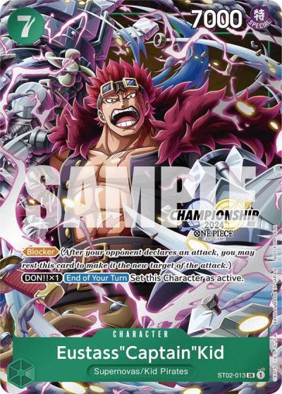 Eustass"Captain"Kid (CS 2024 Celebration Pack) ST02-013 One Piece Promotion Cards Card
