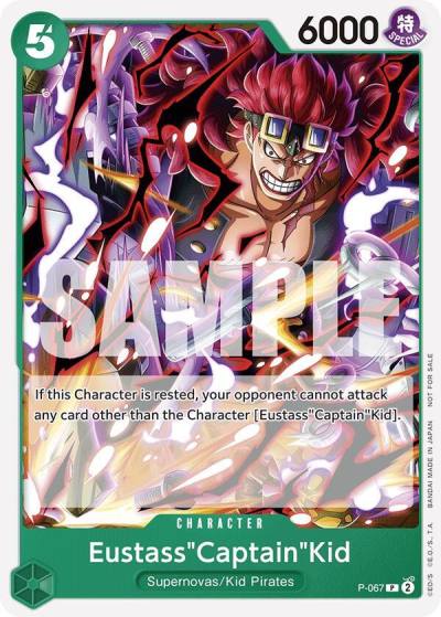 Eustass"Captain"Kid (OP-07 Pre-Release Tournament) P-067 One Piece Promotion Cards Card