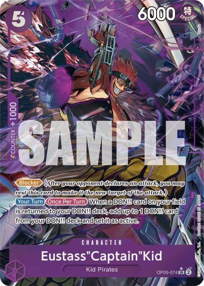 Eustass"Captain"Kid (OP05-074) (Alternate Art) OP05-074 Premium Booster -The Best- Card
