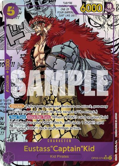 Eustass"Captain"Kid (OP05-074) (Manga) OP05-074 Premium Booster -The Best- Card