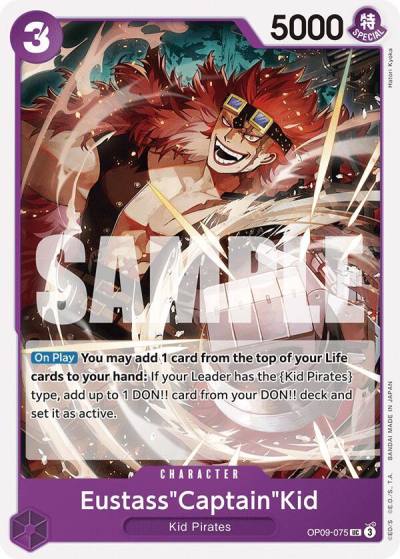 Eustass"Captain"Kid OP09-075 Emperors in the New World Card