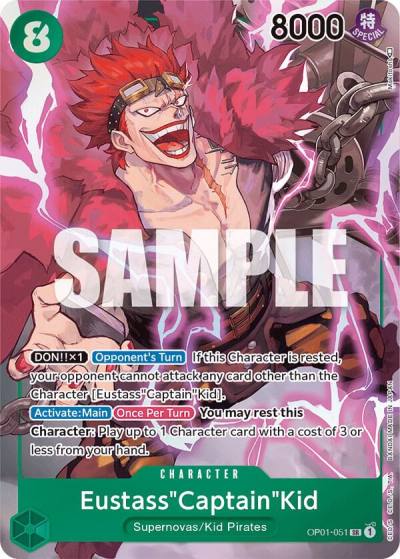 Eustass"Captain"Kid (Parallel) OP01-051 Romance Dawn Card
