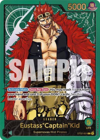 Eustass"Captain"Kid (Premium Card Collection -Leader Collection-) ST02-001 One Piece Promotion Cards Card