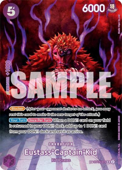 Eustass"Captain"Kid (SP) OP05-074 500 Years in the Future Card