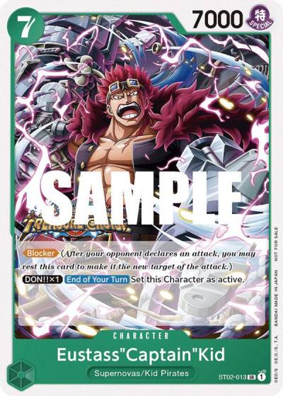 Eustass"Captain"Kid (Tournament Pack Vol. 5) ST02-013 One Piece Promotion Cards Card