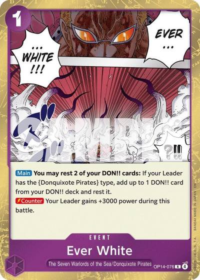 Ever White OP14-076 The Azure Sea's Seven Card