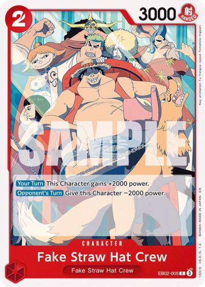 Fake Straw Hat Crew EB02-005 Extra Booster: Anime 25th Collection Card
