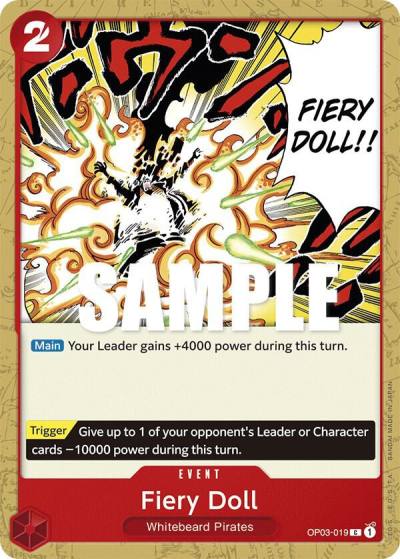 Fiery Doll OP03-019 Pillars of Strength Card